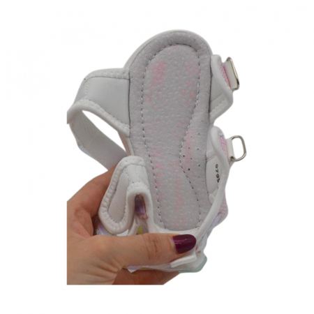 Sandale ortopedice, cu leduri, pentru fete, Tom Miki T0799-A, Alb [3]