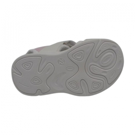Sandale ortopedice, cu leduri, pentru fete, Tom Miki T0799-A, Alb [2]
