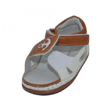 Sandale ortopedice, cu talpa flexibila, pentru baieti, Apawwa, FX104M, Maro [4]