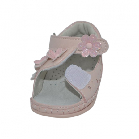 Sandale ortopedice, cu talpa flexibila, pentru fete, Apawwa, FX86R, Roz [4]