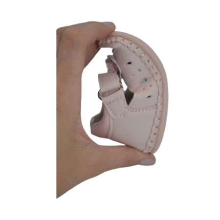 Sandale ortopedice, cu talpa flexibila, pentru fete, Apawwa, FX86R, Roz [5]