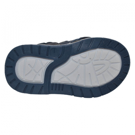 Sandale ortopedice din piele pentru baieti Bi&Ki A-B01107-C, Bleumarin [1]