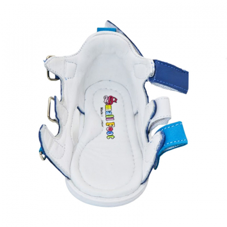 Sandale ortopedice din piele pentru baieti Small Foot PBSF-06, Albastru [5]
