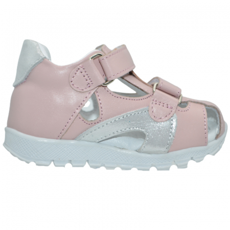 Sandale ortopedice din piele pentru fete Small Foot SSMF2607R-19, Roz [3]
