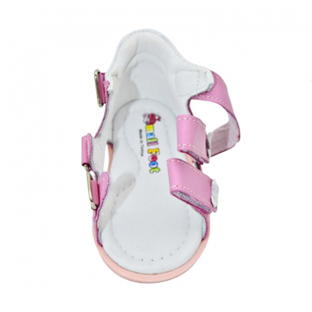 Sandale ortopedice din piele pentru fete Small Foot PFSF-09, Roz [5]