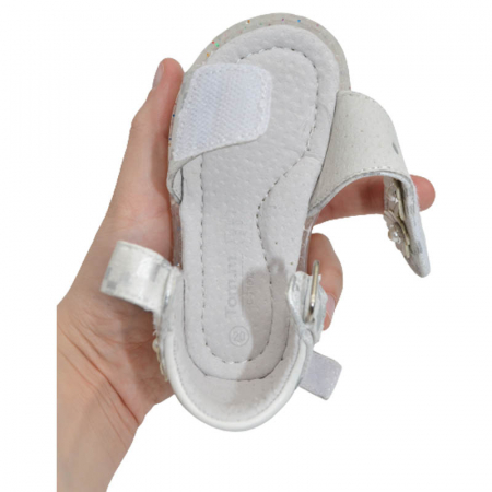 Sandale ortopedice pentru fete Tom Miki C-T10024-E, Argintiu [4]