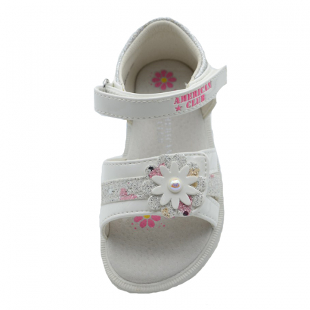 Sandale ortopedice pentru fete American Club XD12/20A-26, Alb [2]