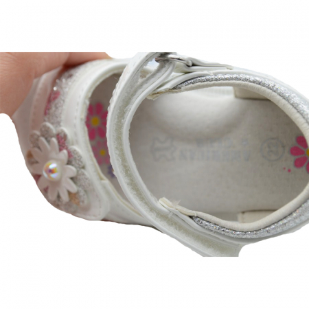 Sandale ortopedice pentru fete American Club XD12/20A-26, Alb [3]