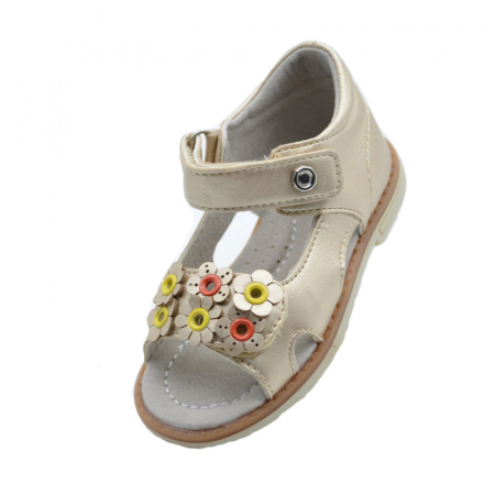Sandale ortopedice pentru fete Tom Miki C-T51-80-D-25, Auriu [2]