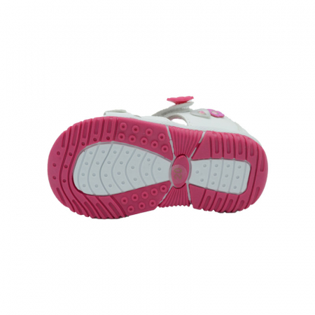 Sandale ortopedice pentru fete American Club 87299-A-25, Alb [5]