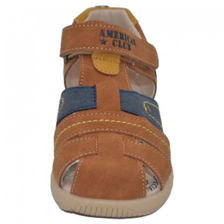 Sandale ortopedice pentru baieti American Club XD138/24-M, Maro [2]