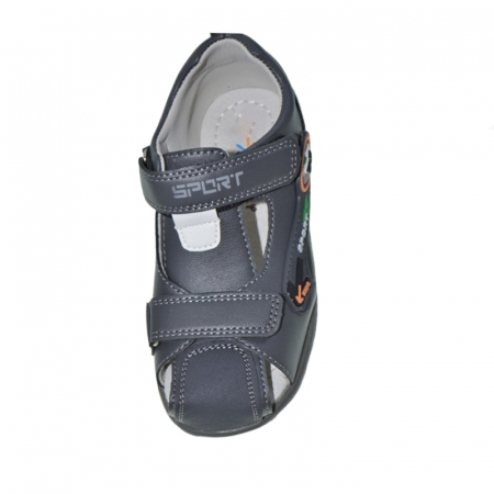 Sandale ortopedice pentru baieti Bessky B1914-4B, Gri [2]