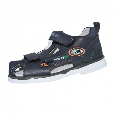 Sandale băieți - Sandale ortopedice pentru baieti Bessky B1914-4B, Gri