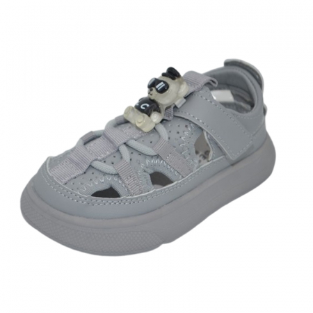 Sandale băieți - Sandale ortopedice pentru baieti, Bessky, BL3447-3A, Gri