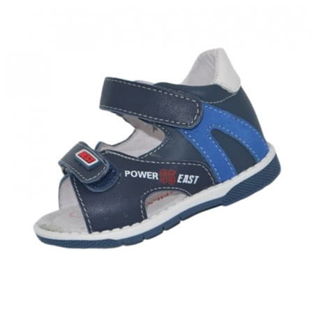 Sandale băieți - Sandale ortopedice pentru baieti, Bi&Ki A-B01109-C, Bleumarin