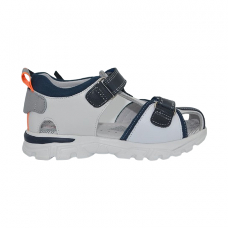 Sandale ortopedice pentru baieti, Bi&Ki, A-B0128-A, Alb [1]
