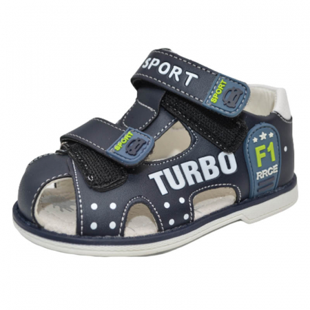 Sandale ortopedice pentru baieti Tom Miki C-T19-84-G, Bleumarin [2]