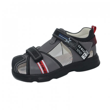 Sandale băieți - Sandale ortopedice pentru baieti, Tom Miki C-T9873-C, Gri