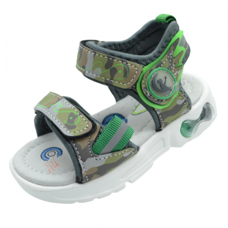 Sandale ortopedice pentru baieti Tom Miki C-T9915-F, Verde [1]
