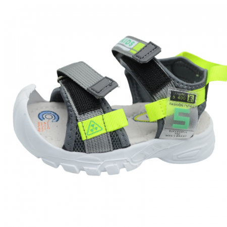Sandale ortopedice pentru baieti Tom Miki C-T9955-D, Gri [1]