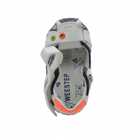 Sandale ortopedice pentru baieti WeeStep R911750065W_18, Alb [3]
