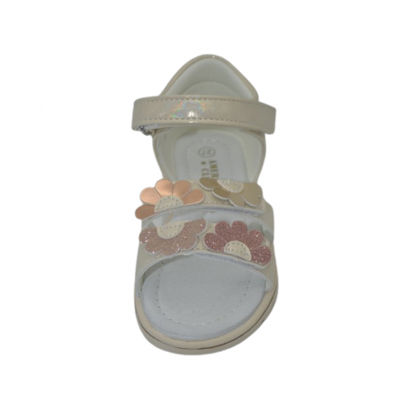 Sandale ortopedice pentru fete, American Club, XD155, Crem [2]