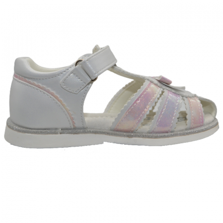 Sandale ortopedice pentru fete American Club XD87/23A, Alb [2]