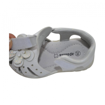 Sandale ortopedice pentru fete, Apawwa, T1220-P, Alb [4]