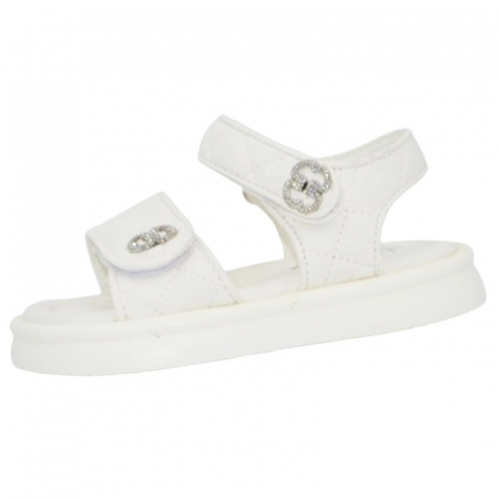 Sandale fete - Sandale ortopedice pentru fete Bessky BL3340-2B, Alb