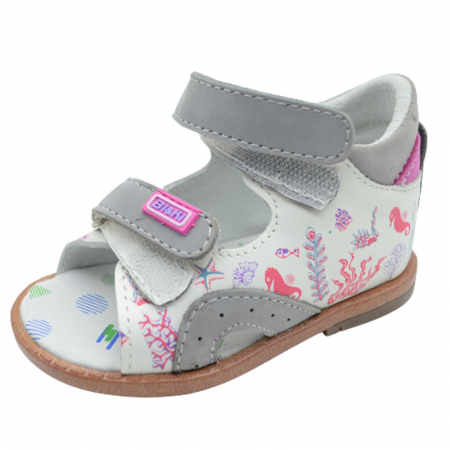 Sandale fete - Sandale ortopedice pentru fete Bi&Ki C-B003-03-A, Multicolor