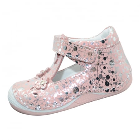 Pantofi fete - Pantofi ortopedici pentru fete Small Foot SSMF1703-2-19, Roz