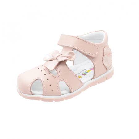 Sandale fete - Sandale ortopedice pentru fete Small Foot SSMFF1-25, Roz