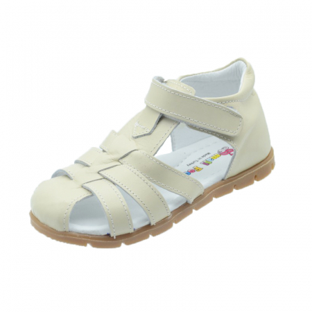 Sandale fete - Sandale ortopedice pentru fete Small Foot SSMFF12-25, Bej