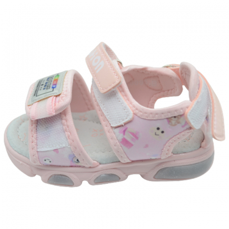Sandale ortopedice pentru fete Tom Miki C-10090-B, Roz [2]