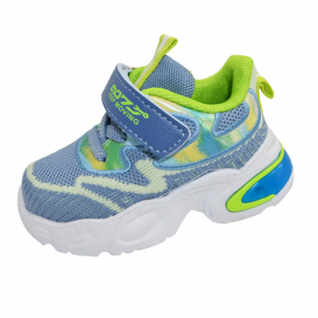 Adidasi baieti - Pantofi sport ortopedici din panza pentru baieti Tom Miki C-T9949-M, Albastru