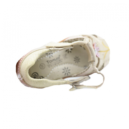 Sandale ortopedice pentru fete Tom Miki C-T19-48-D-25, Auriu [3]