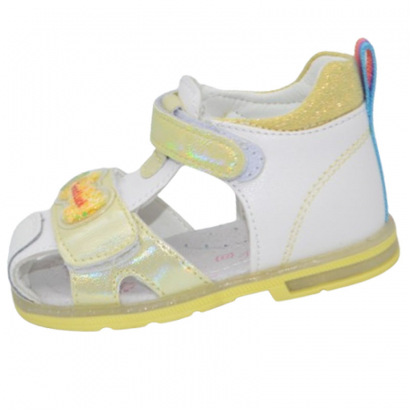 Sandale fete - Sandale ortopedice pentru fete Tom Miki C-T9844-U, Galben