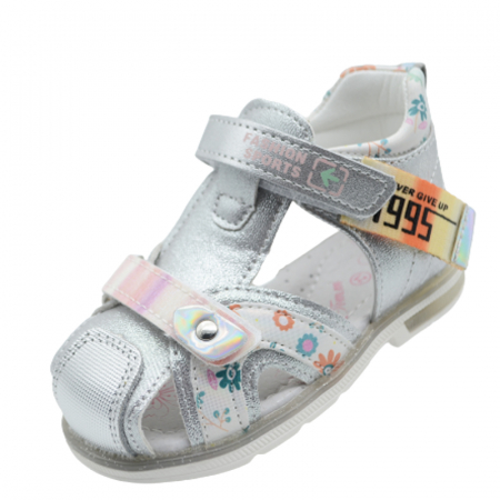 Sandale ortopedice pentru fete Tom Miki C-T9841-F, Argintiu [1]