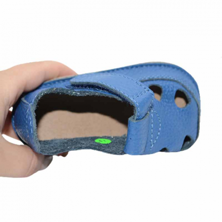 Sandale din piele pentru baieti Tega TGGA1, Albastru [2]