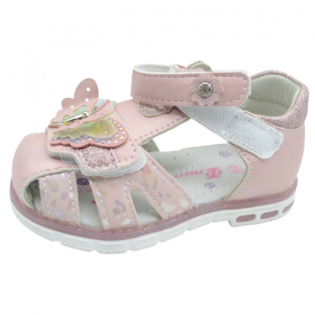 Sandale ortopedice pentru fete Tom Miki F-0112-E, Roz [2]
