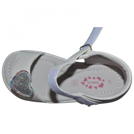 Sandale ortopedice pentru fete Tom Miki C-T9363-A, Alb [3]