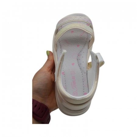 Sandale ortopedice, pentru fete, Tom Miki T-11071-C, Crem [4]