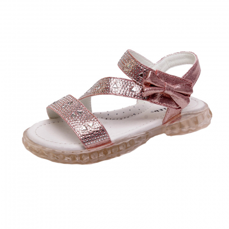 Încălțaminte fete - Sandale ortopedice pentru fete WeeStep R922050682CH_25, Roz
