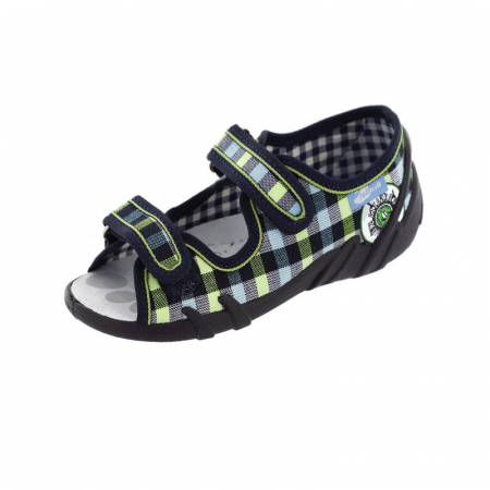 Sandale din panza baieti - Sandale pentru baieti Renbut RNB7-V-30, Verde