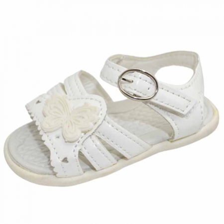 Încălțaminte fete - Sandale pentru fete Mini Junior 250523-SDL, Alb