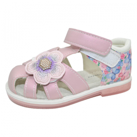 Sandale ortopedice pentru fete Tom Miki F-0070-B, Roz [2]