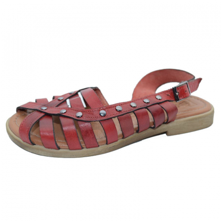 Sandale fete - Sandale pentru fete Small Foots SMF7-R-31, Visiniu