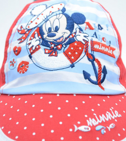 Sapca cu cozoroc pentru fete Minnie Mouse Sun City EP4165RO-50, Rosu [2]