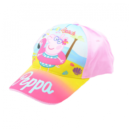 Caciuli si palarii de vara fete - Sapca pentru fete E Plus M Peppa Pig PPFNN-37-52, Roz