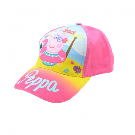 Caciuli si palarii de vara fete - Sapca pentru fete E Plus M Peppa Pig PPFNN-37F-52, Fucsia